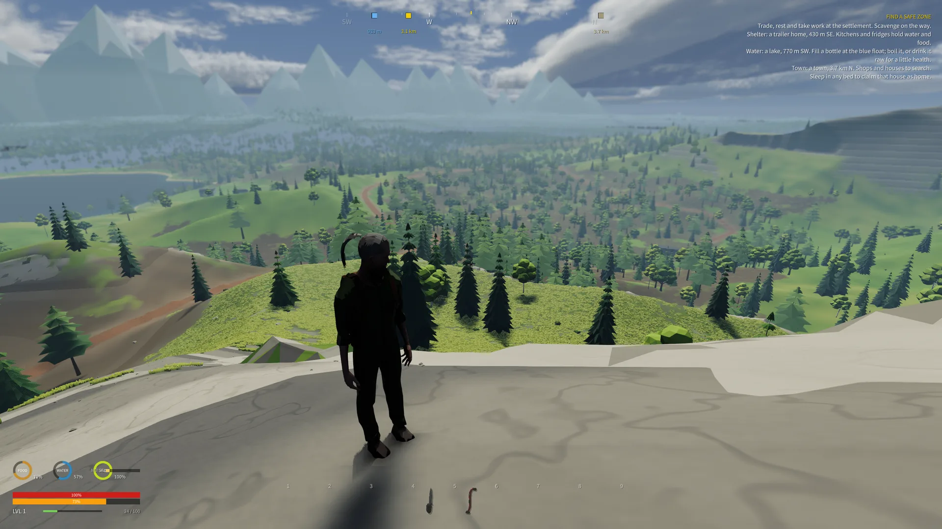 Elsewake: an elevated view over the campaign world, build 0.4.17
